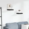 vidaXL Závesné police 2 ks čierne 23x23,5x3,8 cm MDF Náhľad obrázku produktu 2