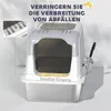 PawHut Katzenklo, Katzentoilette mit Deckel, Streuschaufel, Produktbild-Vorschau 6
