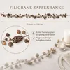 Zapfengirlande 150cm, echte Tannenzapfen, Weihnachtsdeko Produktbild-Vorschau 4