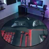 Gaming Teppich mit Konsole und Joystick rot und schwarz Produktbild-Vorschau 2