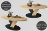 Design Couchtisch Lova oval 110x45x60 cm Wohnzimmertisch Produktbild-Vorschau 3