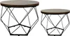 Table basse, table de salon, table | Set de 2 tables avec Voir les images du produit 2