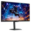 A gaming monitor displaying a dynamic image of a character in a futuristic city. Podgląd zdjęcia produktu