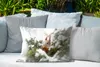 MuchoWow® Outdoor Kissen - Eichhörnchen - Kiefer - Schnee - Produktbild-Vorschau 4