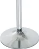 The base of a table with a silver metal stand and a round base. Produktbild-Vorschau
