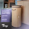 Tropi® Bambus Müllsackständer für Gelbe Säcke – 80L Gelber Produktbild-Vorschau 6