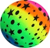 Ball Regenbogen aus Gummi elastisch - ca. 22 cm Produktbild-Vorschau 2