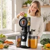 COSTWAY Juicer, 160W, slowjuicer met een vulopening van 110 Productafbeelding-voorbeeld 2