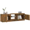 The Living Store TV-Schrank mit LED-Leuchten Räuchereiche Produktbild-Vorschau 4