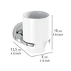 WENKO Vacuum-Loc® Zahnputzbecher Capri, Befestigen ohne Produktbild-Vorschau 12