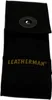 A black fabric pouch with a snap closure and the Leatherman logo. Produktbild-Vorschau