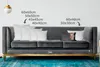 MuchoWow® Zierkissen Sofakissen Wohnzimmer Dekokissen 50x30 Produktbild-Vorschau 3