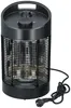 A black infrared heater with a power cord and plug is shown against a white background. Produktbild-Vorschau