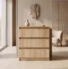 Commode moderne à 3 tiroirs | Meuble d'appoint blanc | Voir les images du produit 7