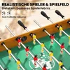 HOMCOM Tischkicker Kickertisch inkl 22 Kicker 2 Bälle Produktbild-Vorschau 7