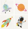 Weltraum Space Kinder-Tattoos 36 Stück Produktbild-Vorschau 1