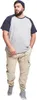 Urban Classics - RAGLAN Contrast T-Shirt grau / navy - XXL Podgląd zdjęcia produktu 10