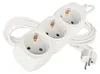 Steckdosenleiste 3 m / 3 Steckdosen / weiß / PVC / 1,5 mm2 Podgląd zdjęcia produktu