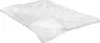 A white duvet or comforter is shown laid out on a white background. Produktbild-Vorschau