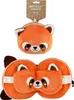 Relaxeazzz Plüsch Roter Panda Reisekissen & Schlafmaske Produktbild-Vorschau 2
