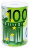 Metalowe pudełko na pieniądze Jumbo, banknot 100 €, ok. 22 Podgląd zdjęcia produktu 1