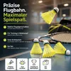 6x Federbälle gelb Badmintonbälle für Training & Wettkampf Produktbild-Vorschau 2