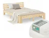 Homestyle4u Holzbett 160x200 Doppelbett mit 2 Matratze mit Produktbild-Vorschau 1