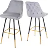 set di 2 sgabelli da bar HWC-E70, sgabello da banco, design Anteprima dell’immagine prodotto 1
