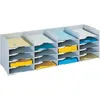 PAPERFLOW Sortierstation Formularbox 20 Fächer grau Produktbild-Vorschau 1