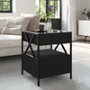 Design Couchtisch mit Infinity-LED Schwarz 40x40x51 cm, Produktbild-Vorschau 4