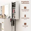 HOMCOM Toeletta con luci a LED e specchio, 7 cassetti, Anteprima dell’immagine prodotto 5