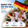 Bandera de Alemania, 90 x 150 cm - Banderín para el Mundial Vista previa de la imagen del producto 3