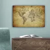 MuchoWow® - Leinwandbilder - Weltkarte - Vintage - Antik - Produktbild-Vorschau 4
