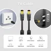 deleyCON 5m TV Antennenkabel IEC Koaxialkabel 2x Ferritkern Produktbild-Vorschau 6