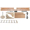 MUVV | Sprossenwand - 220x80 CM - Holz - Robustes Produktbild-Vorschau 6