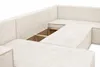 STYLO Couchgarnitur U-Form – Ecksofa in Cord Poso mit Produktbild-Vorschau 4