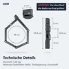 AARON Shield Faltschloss 95 cm - Fahrradschloss Produktbild-Vorschau 6
