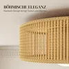 HOMCOM Deckenleuchte, Boho-Deckenlampe Hängend mit G9 LED Produktbild-Vorschau 4