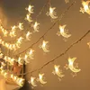Ramadán pohádkové světla 1,5M 10LED měsíc s 3 hvězdami Náhled obrázku produktu 1