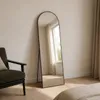 Hauptansicht des LunaMirror Rowan Ganzkörperspiegels in Dunkelbraun, 161 x 52 cm Produktbild-Vorschau