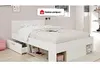 Bett 120 x 190/200 cm mit Kommode und - Weiß und Natur - Produktbild-Vorschau 8