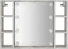 vidaXL Zrkadlová skrinka s LED betónom sivá 76x15x55 cm Náhľad obrázku produktu 6