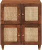 vidaXL Dressoir, bruin, 60 x 33,5 x 75 cm, massief Productafbeelding-voorbeeld 2