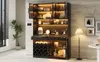 Mobiletto buffet 120x38x200, con illuminazione LED, Anteprima dell’immagine prodotto 15