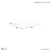 Arbeitsplatte - 100 x 60 x 3,8 cm - Sonoma Eiche – Produktbild-Vorschau 5