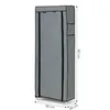 ModernHome Stoff Kleiderschrank mit Regalen für Kleidung Produktbild-Vorschau 8