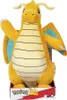 A plush toy of the Pokemon character Dragonite is displayed in its packaging. Produktbild-Vorschau