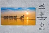 MuchoWow® Schreibtischunterlage In den Sonnenuntergang Produktbild-Vorschau 2