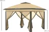 Outsunny Pavillon 3,3x3,3m, wasserabweisend Winterfest Produktbild-Vorschau 3