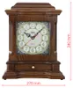 PRIM Old Times Tischuhr Holz Braun 27 x 34 cm arabische Produktbild-Vorschau 9